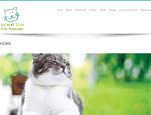 Tablet Screenshot of animalaidecats.com
